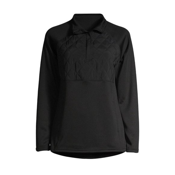 Avia Women's Active Workout Moisture Wicking Quilted 1/4 Zip Pullover SZ Small - Picture 6 of 6